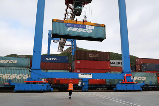 По сети РЖД увеличились перевозки контейнеров
