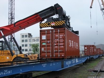 Железнодорожные перевозки транзитных контейнеров